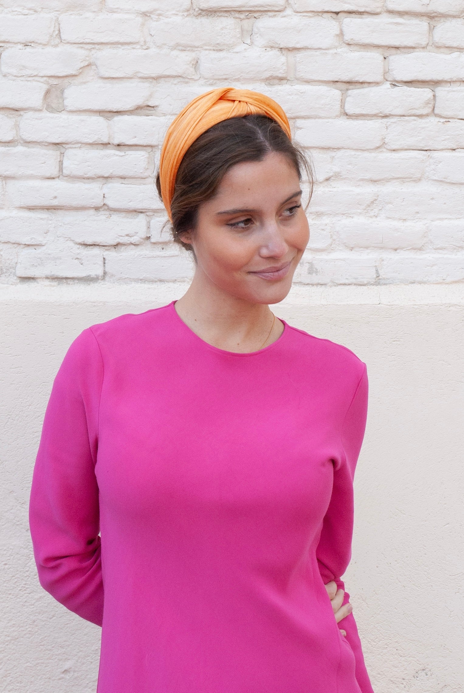 Diadema Baronesa mandarina