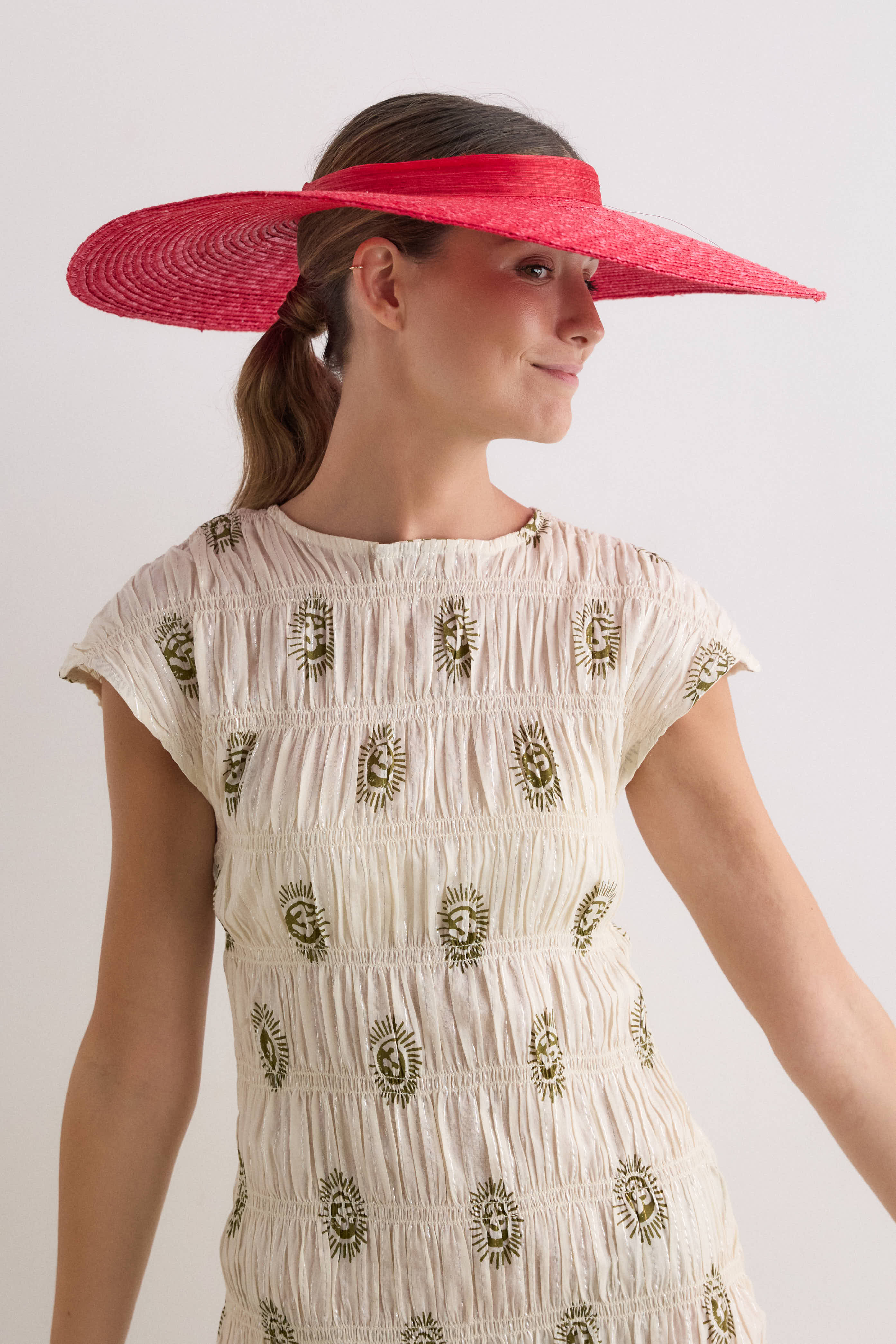 Sombrero Ala rojo