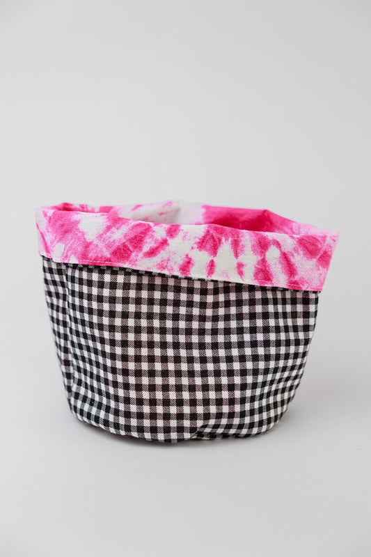 Black Vichy Basket