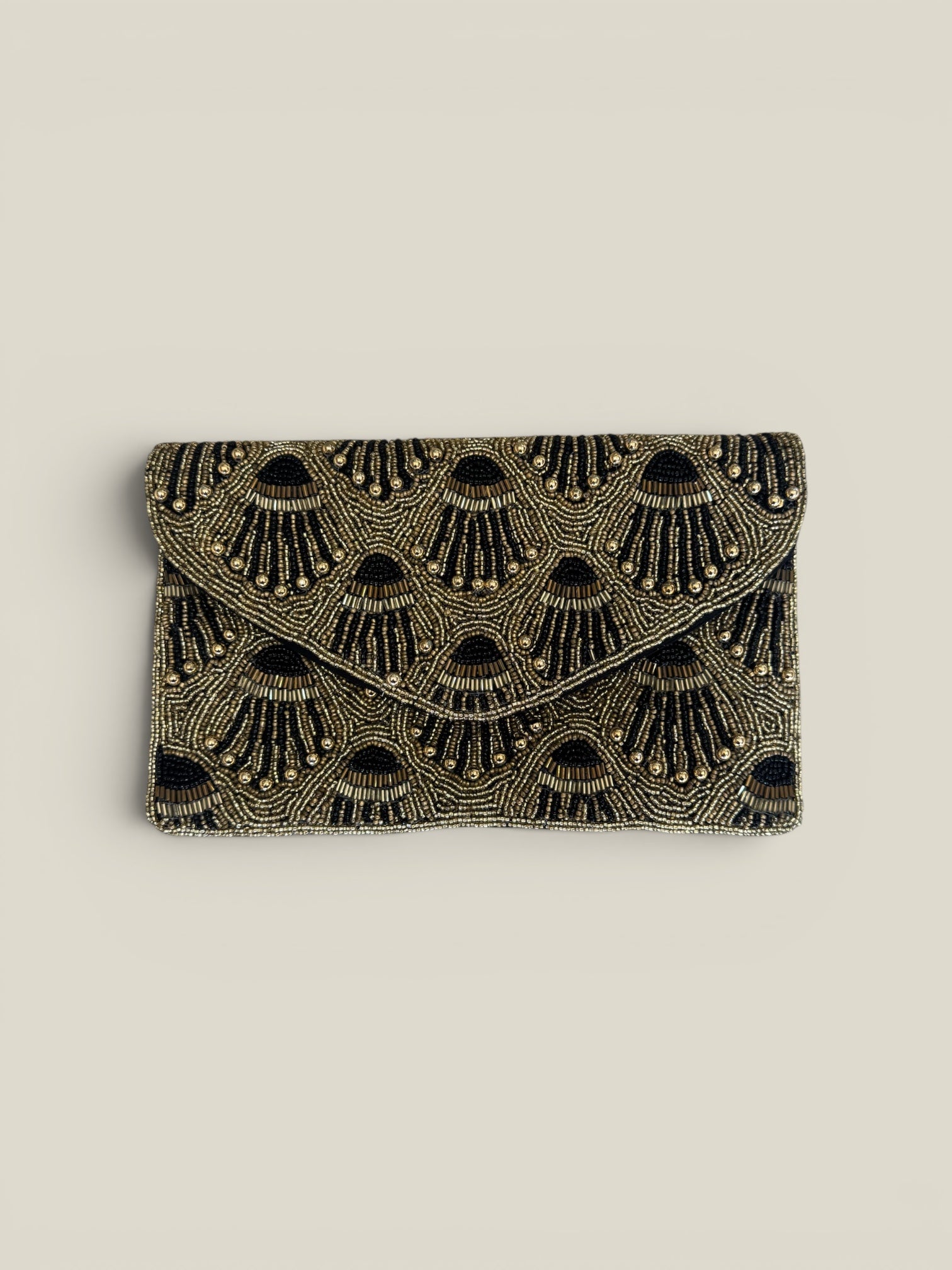 Bolso Cuentas doradas