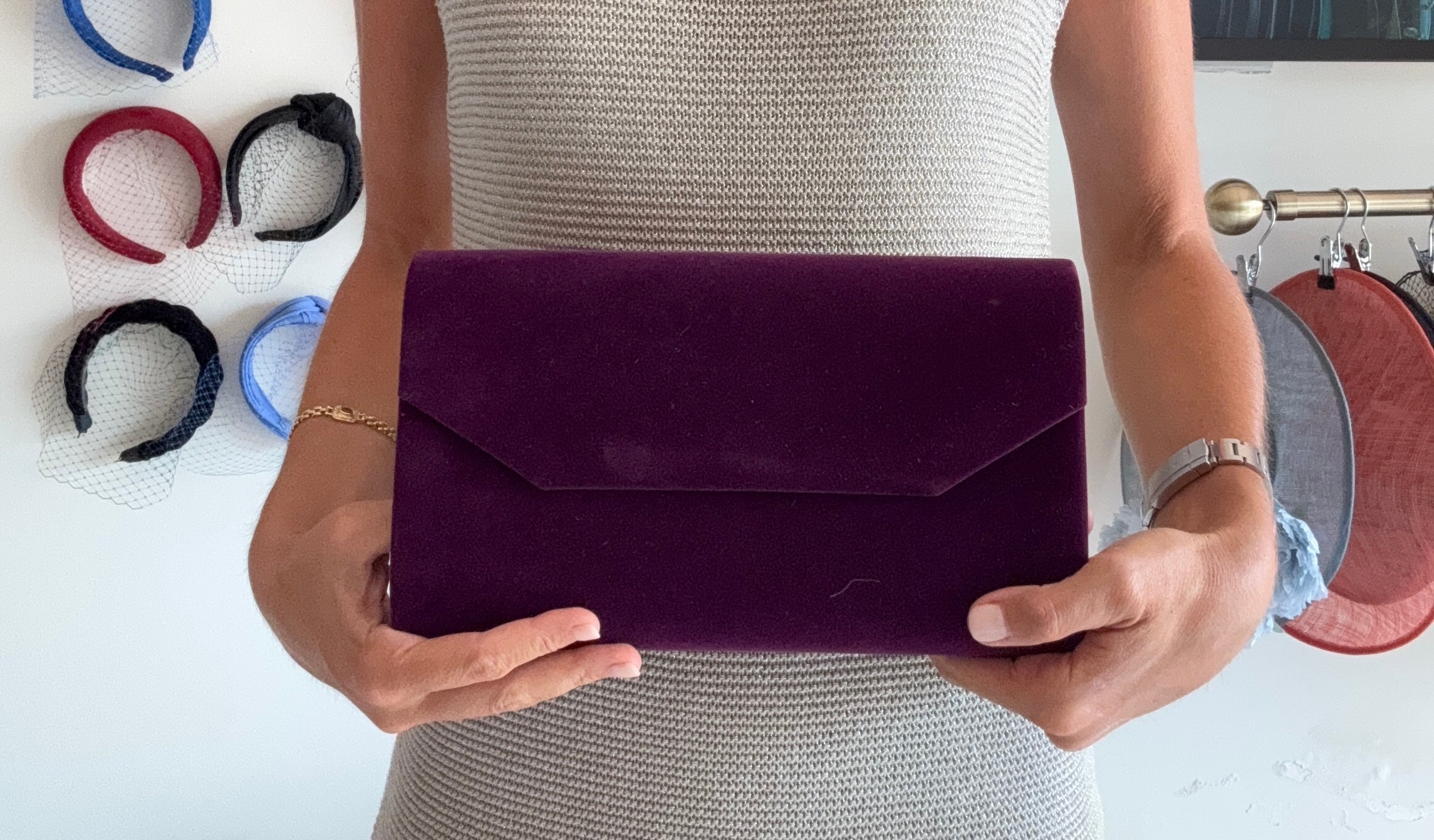 Nineties Eggplant Bag