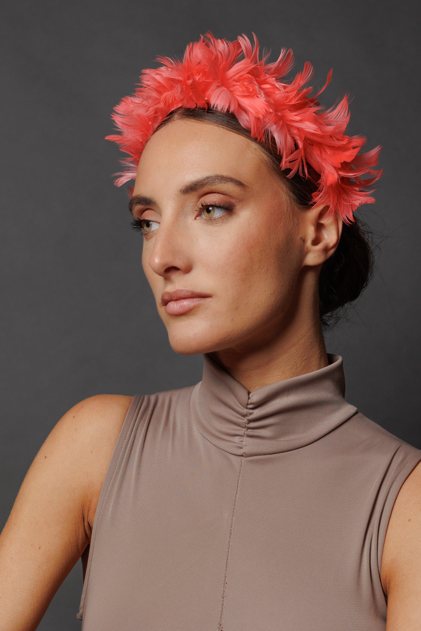 Parakeet coral Headband