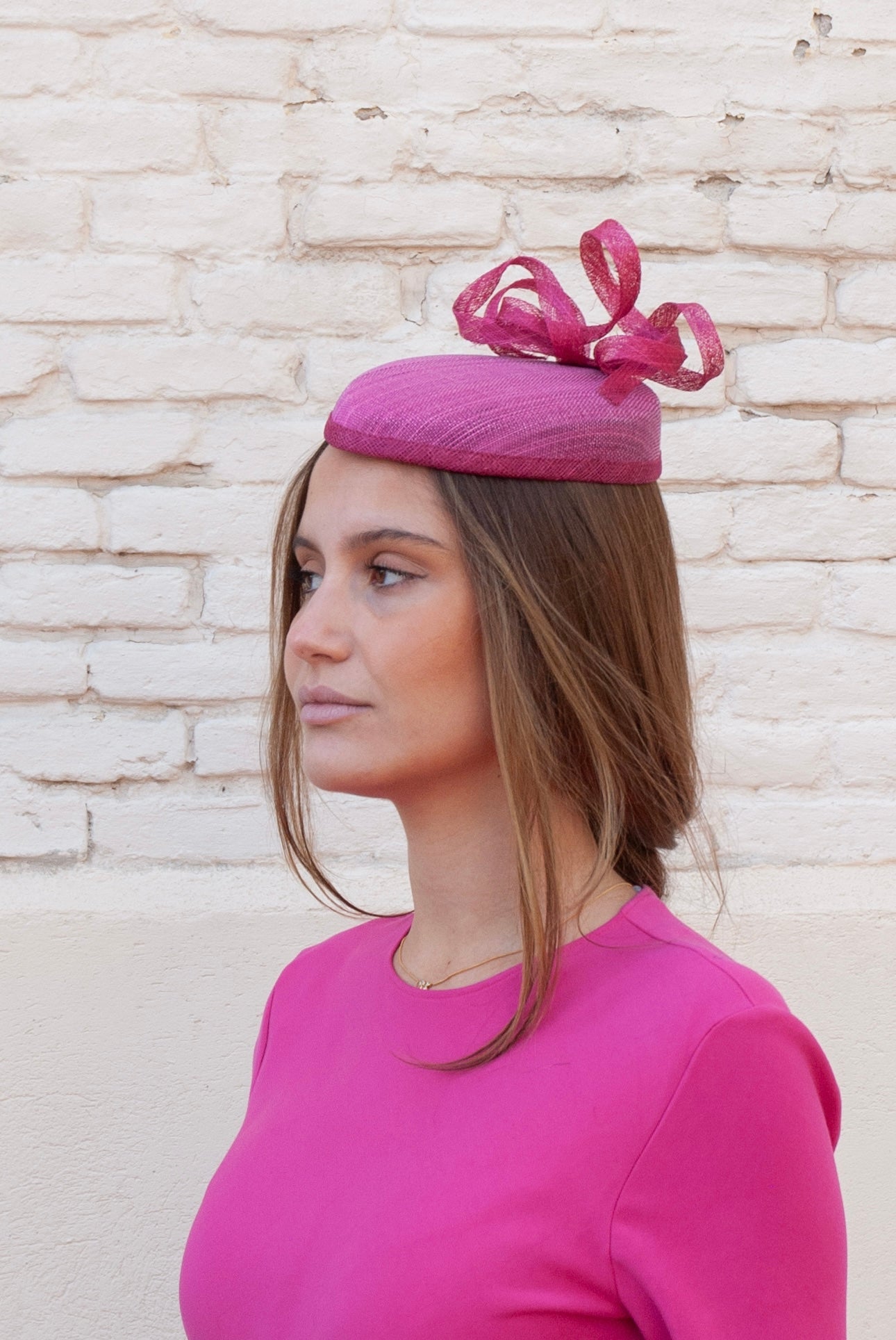 Tocado Romina buganvilla