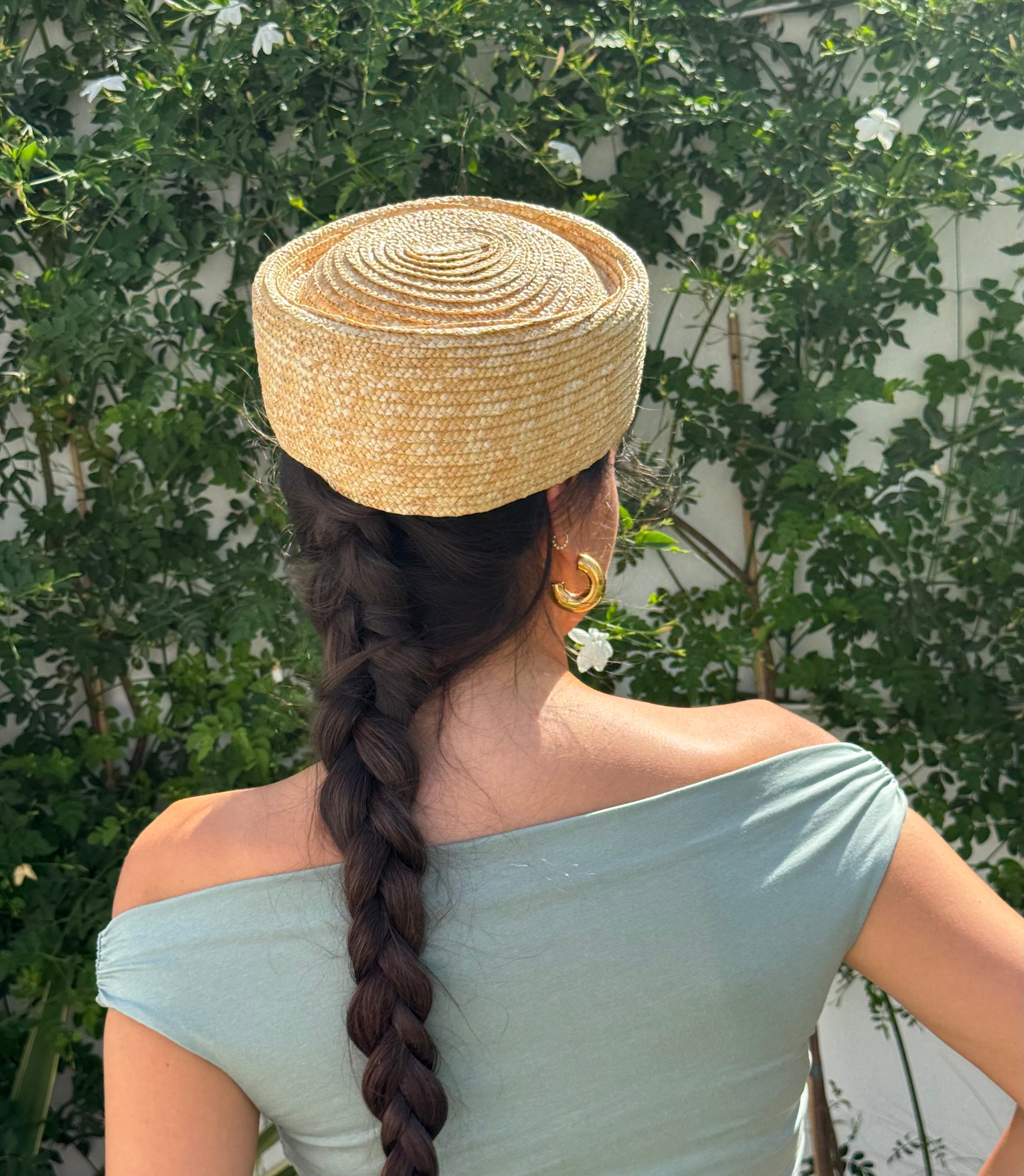 Casquete Celia beige