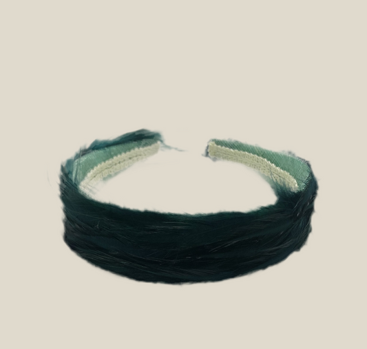 Diadema Gallo verde abeto