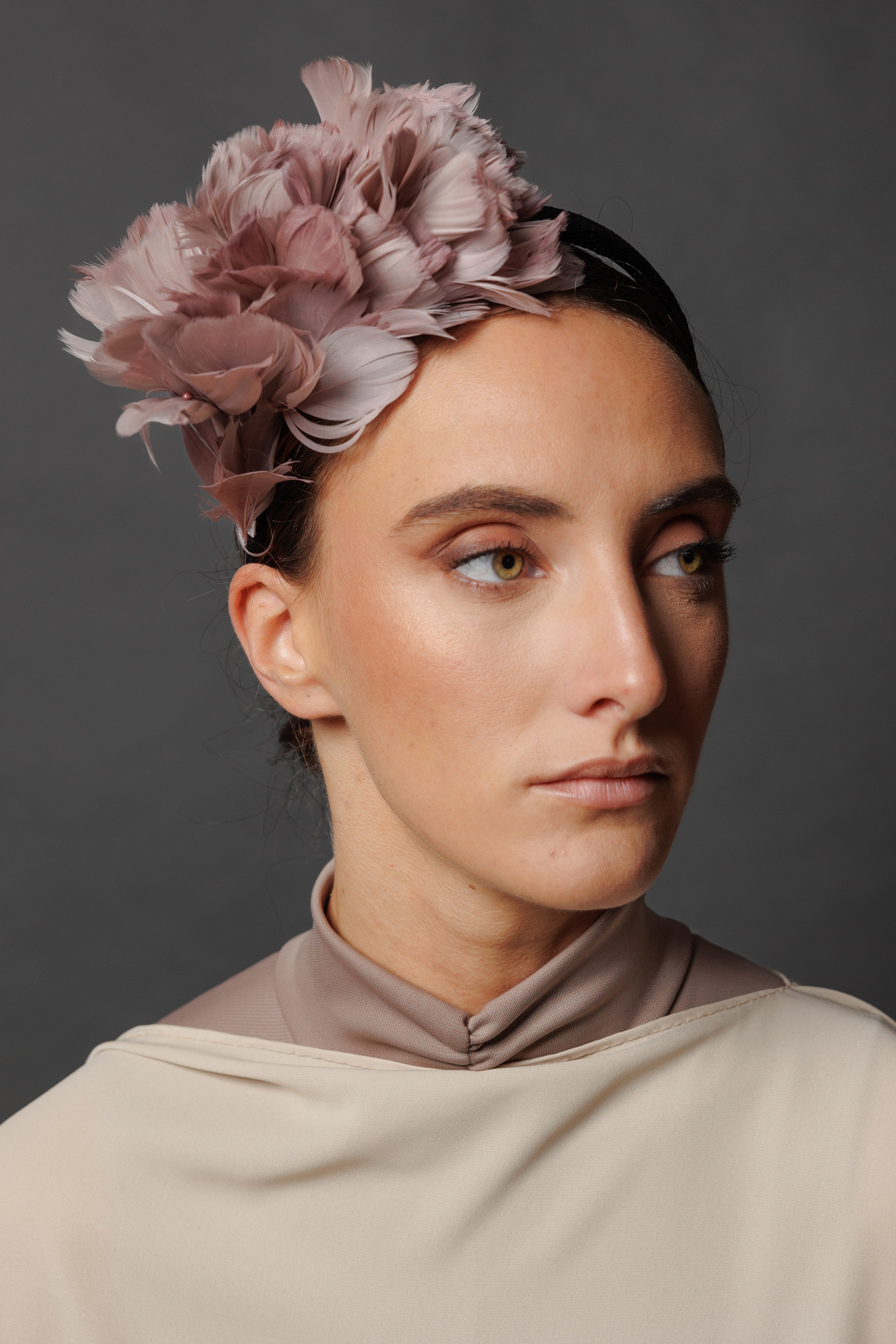 Arabel nude headband