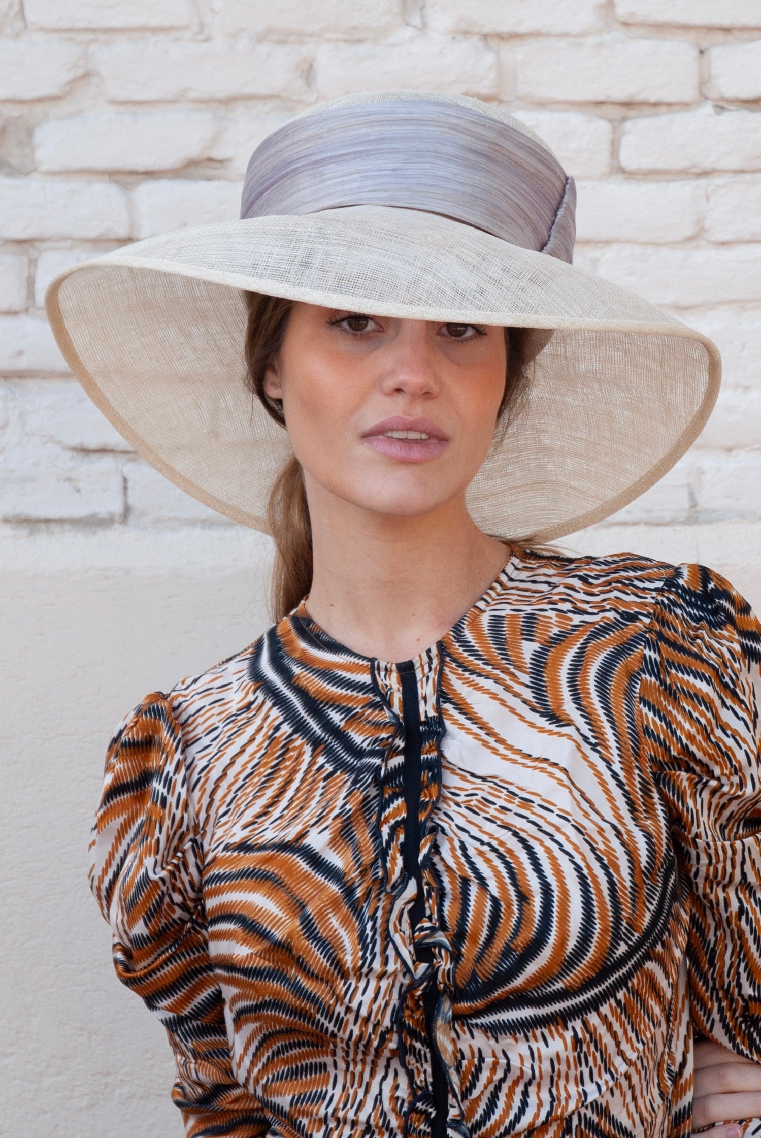 Pamela Sandy Beige con cinta