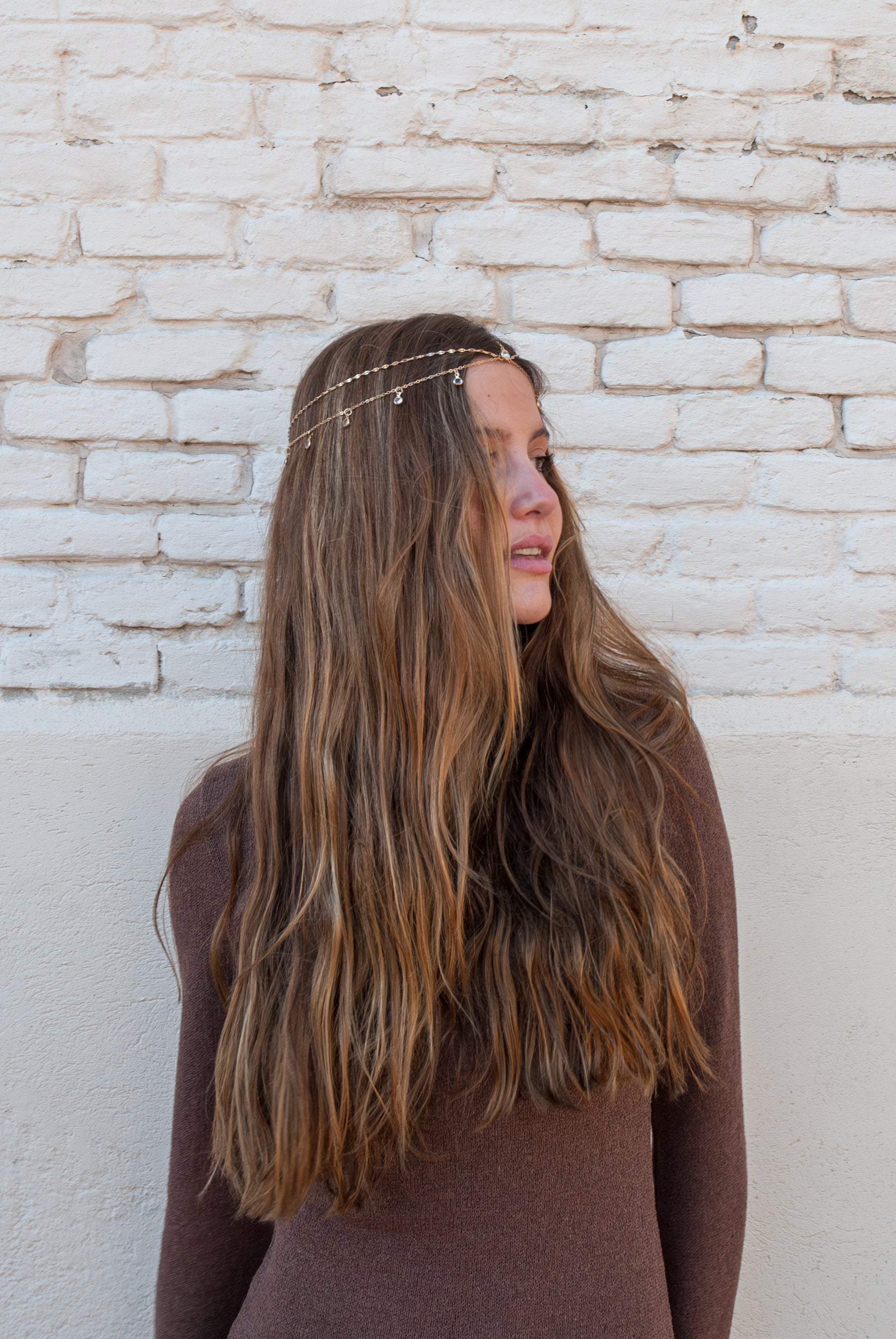 Tocado Zíngara dorado