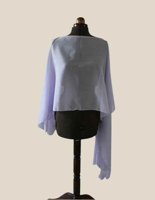 Capa lila con brillo