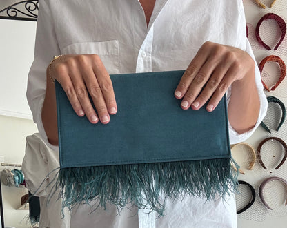 Bolso Fleco verde botella