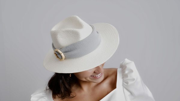 Sombrero Azúcar con cinta de flores