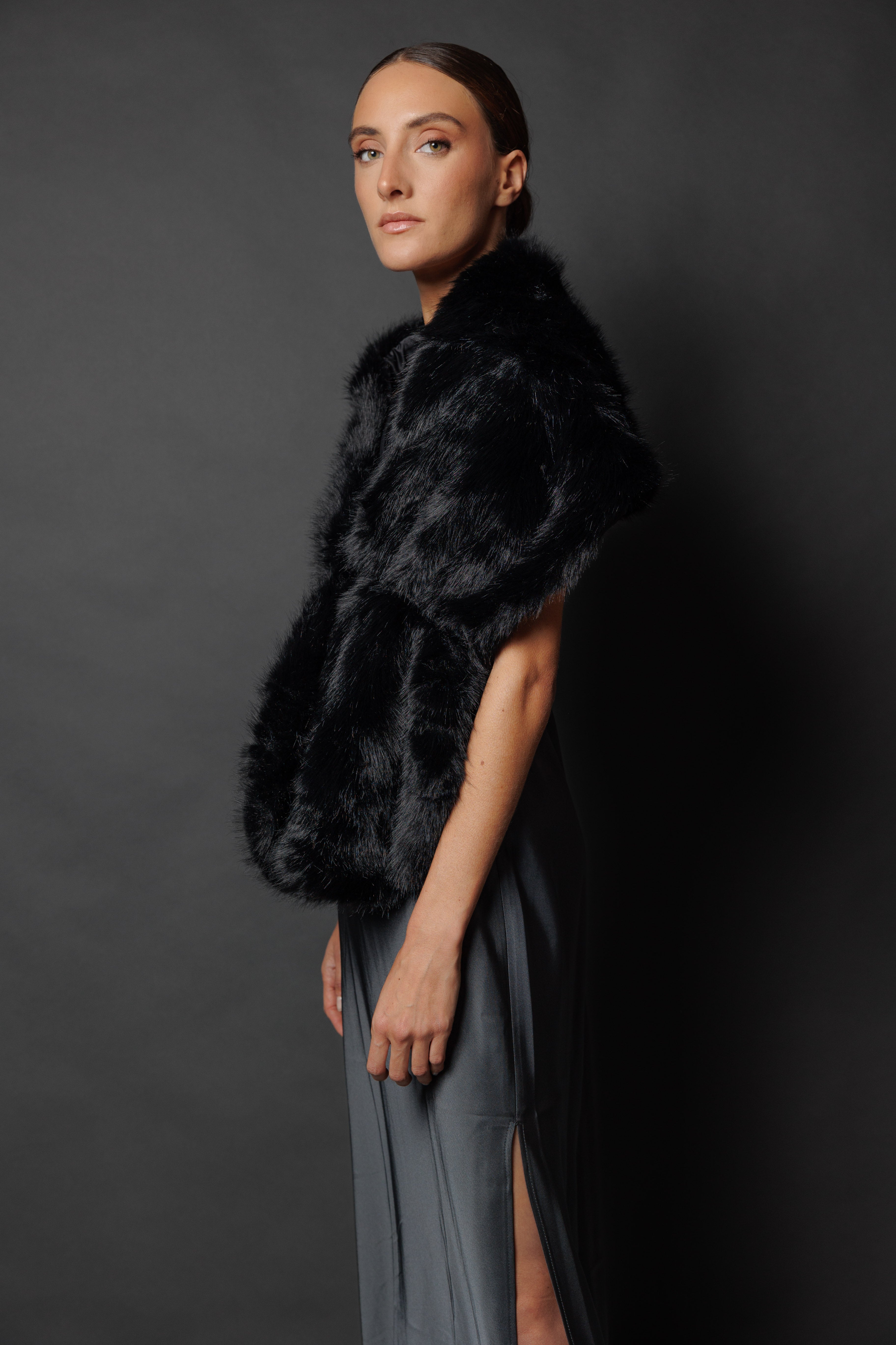 Estola de pelo Negra