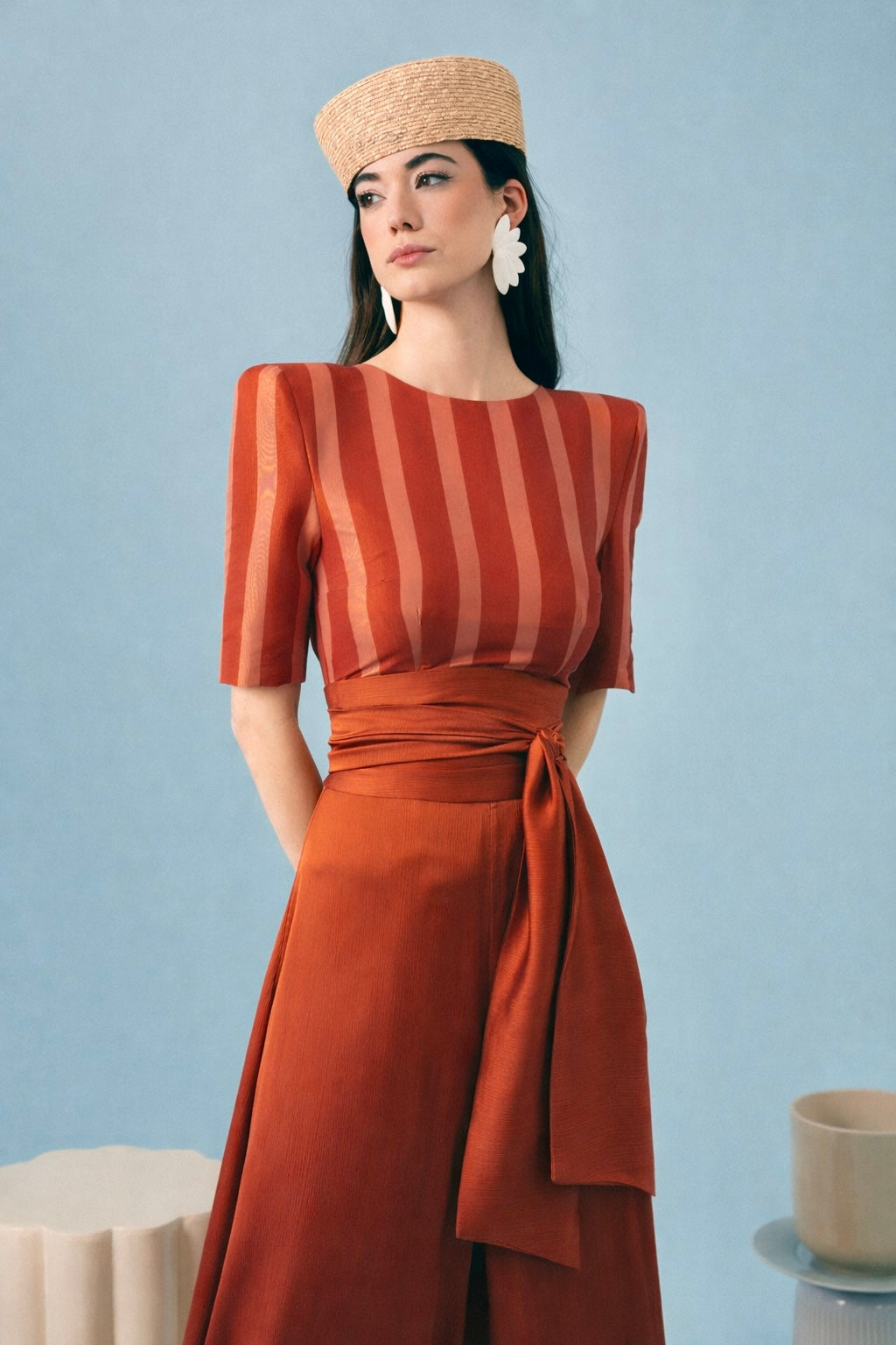 Casquete Celine beige