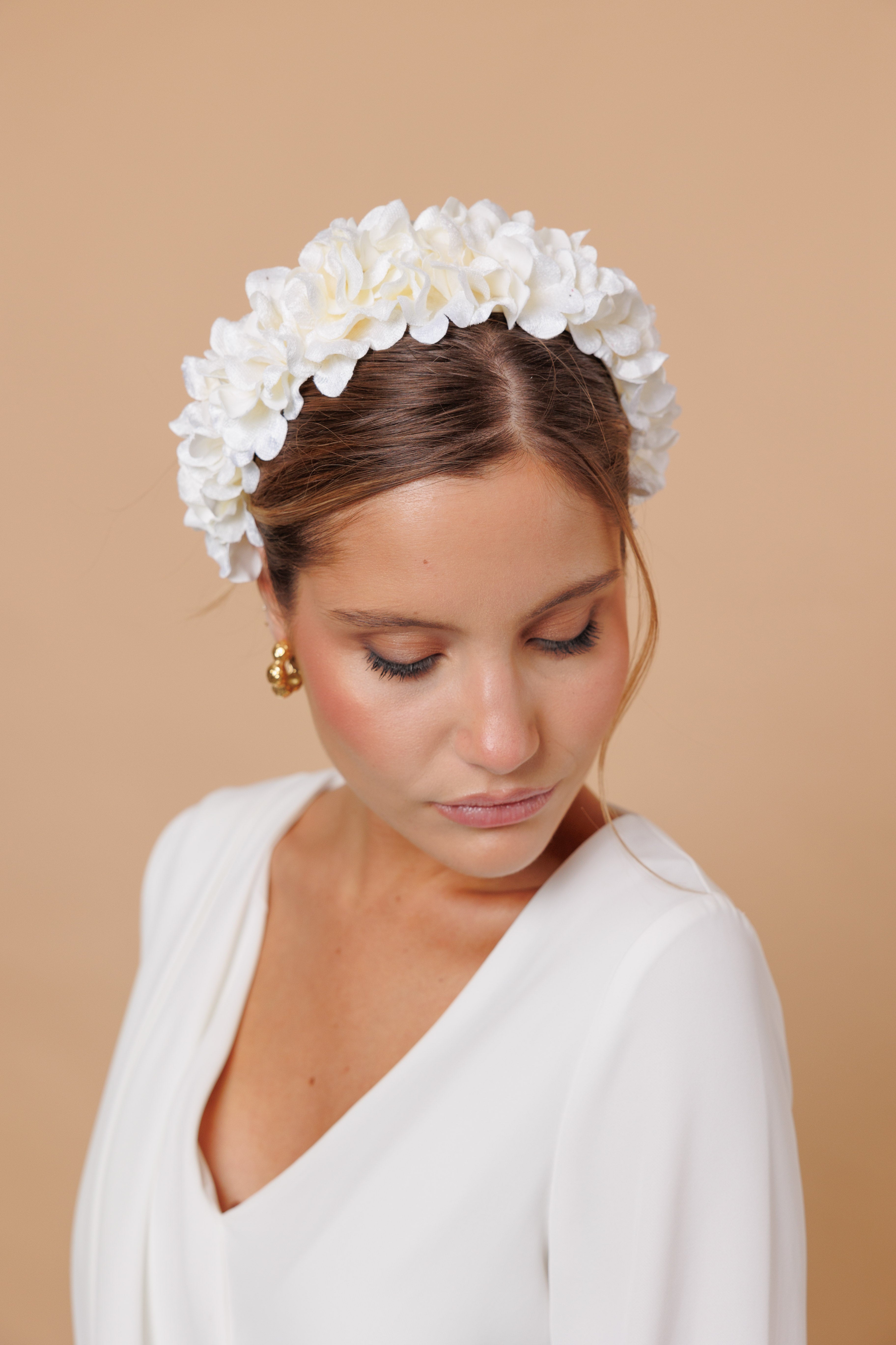 Diadema Musgo blanco