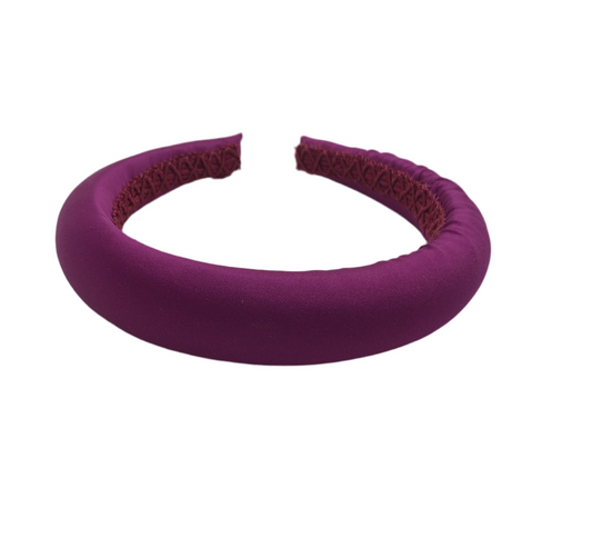 Rio Fuchsia Satin Headband