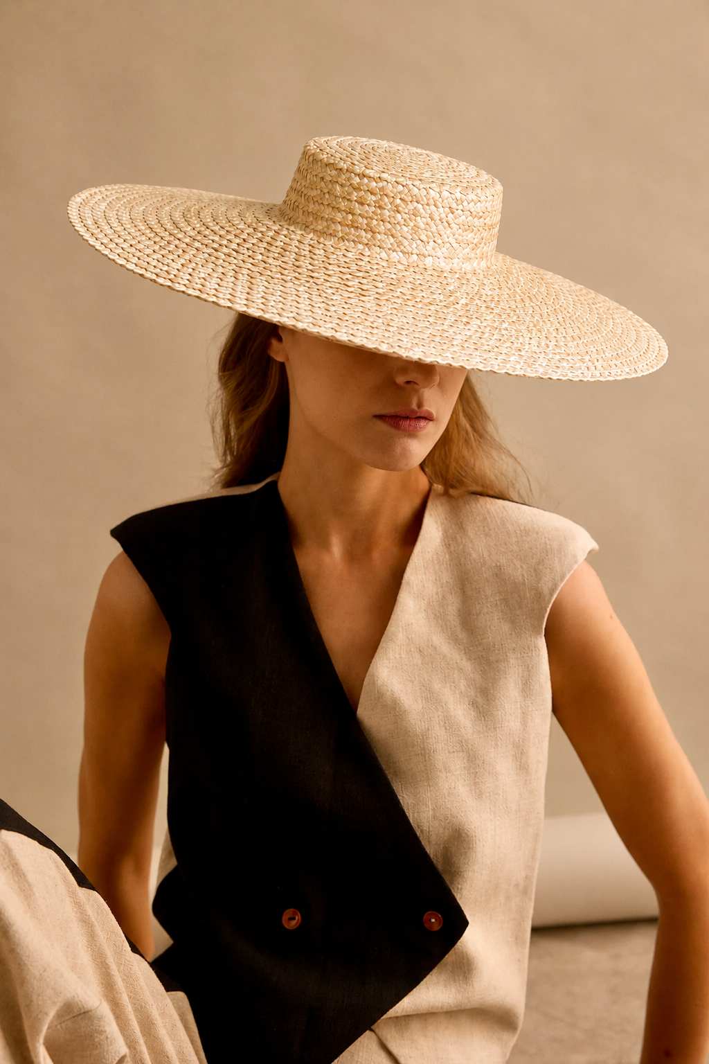 Canotier Estribo beige
