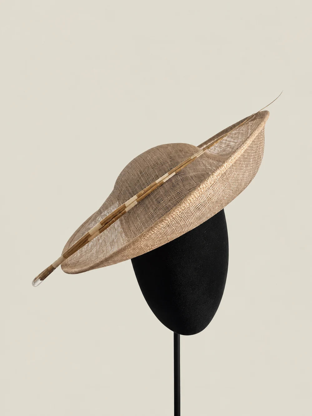 Tocado Teresa beige