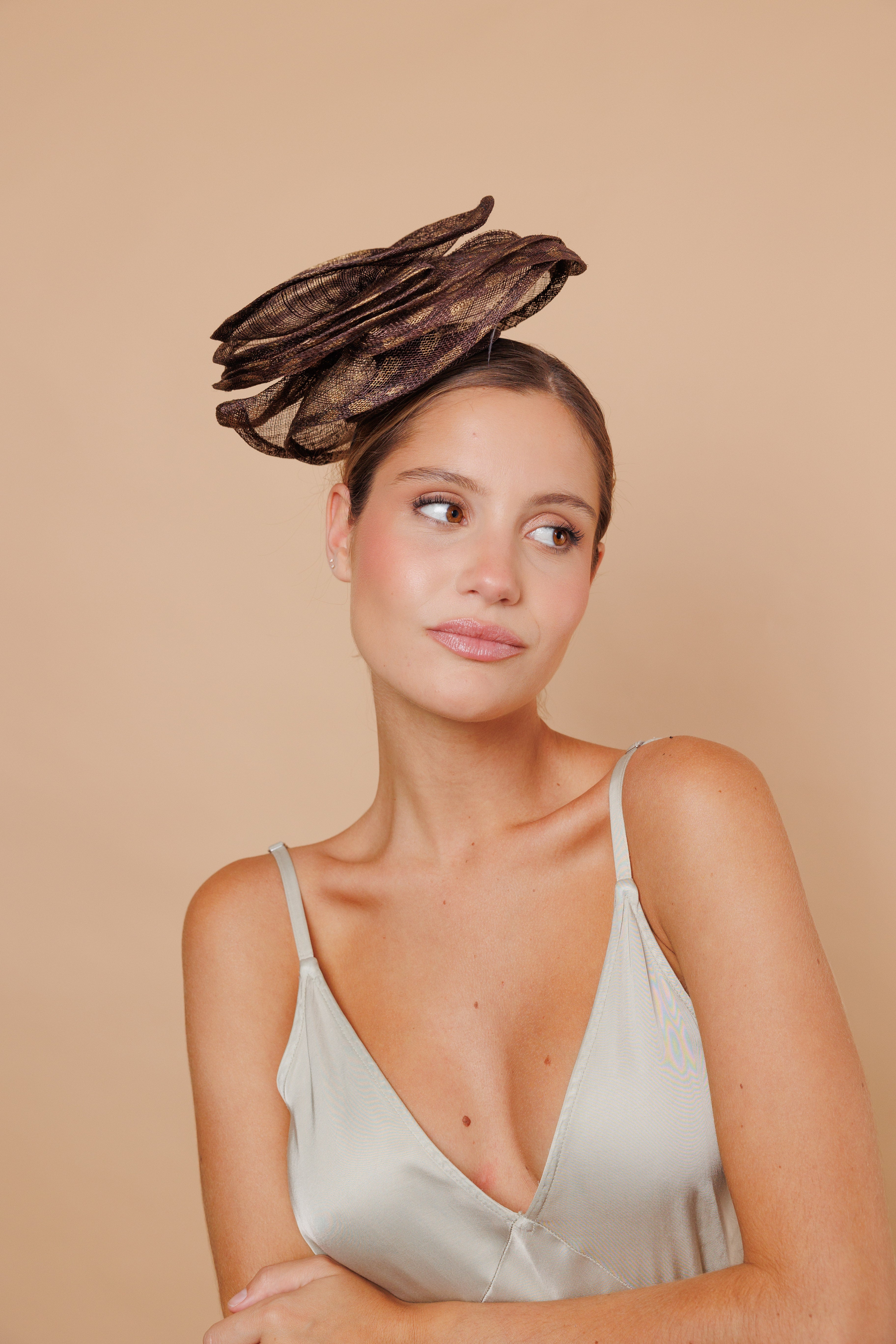 Tocado Tiere Beige cebra