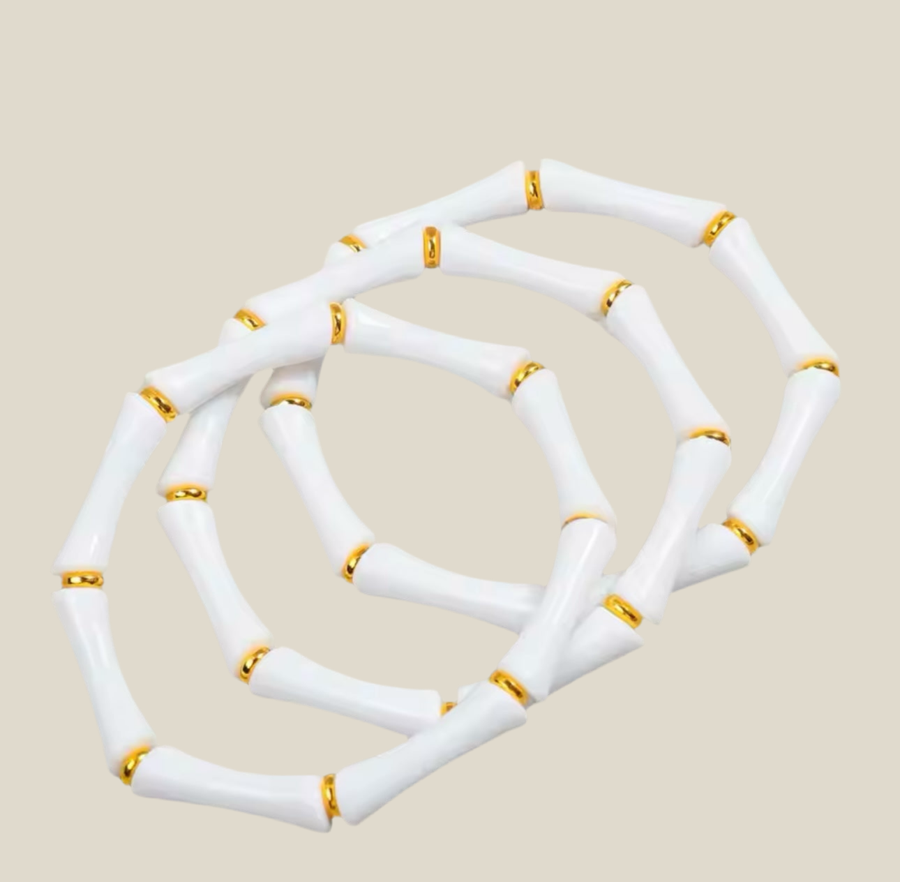 Pulsera Puzzle blanca