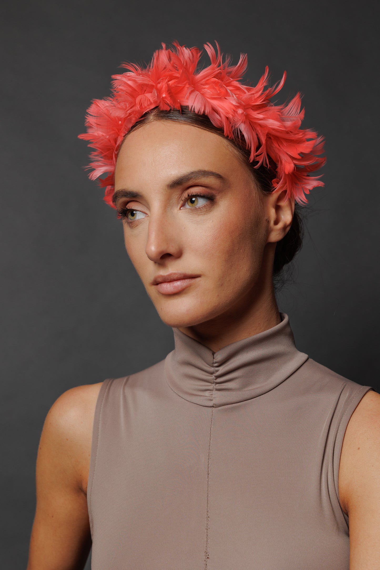 Parakeet coral Headband