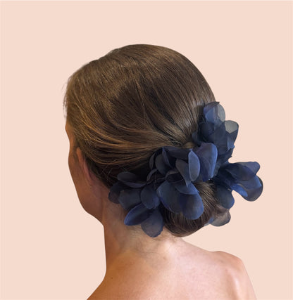 Tocado Pétalos marino