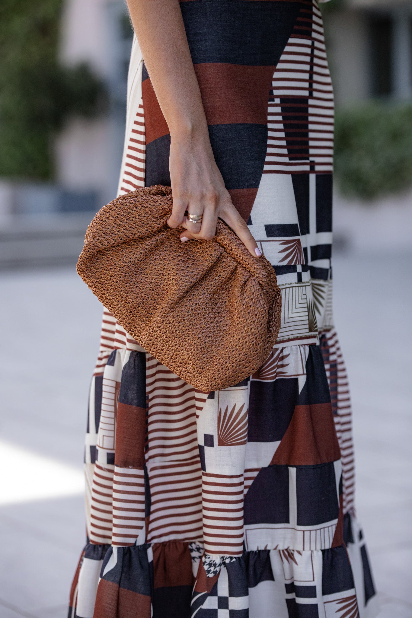 Brown Poché Bag
