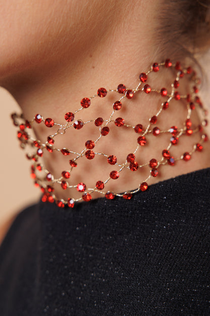 Chocker Cranberry rojo