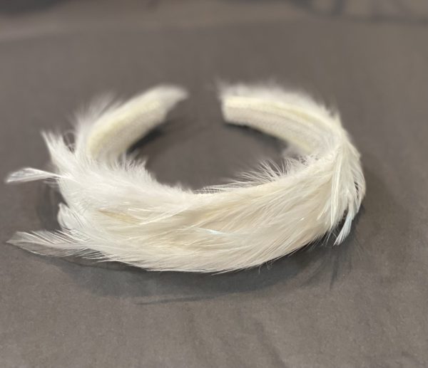 Diadema Gallo blanca