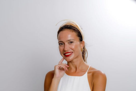 Diadema Palma beige