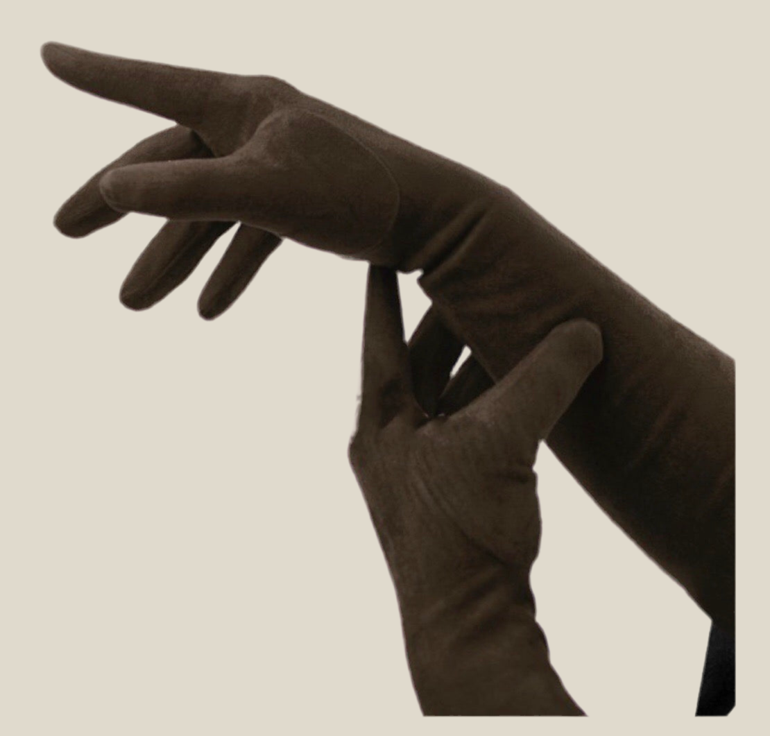 Guantes largos Chocolate
