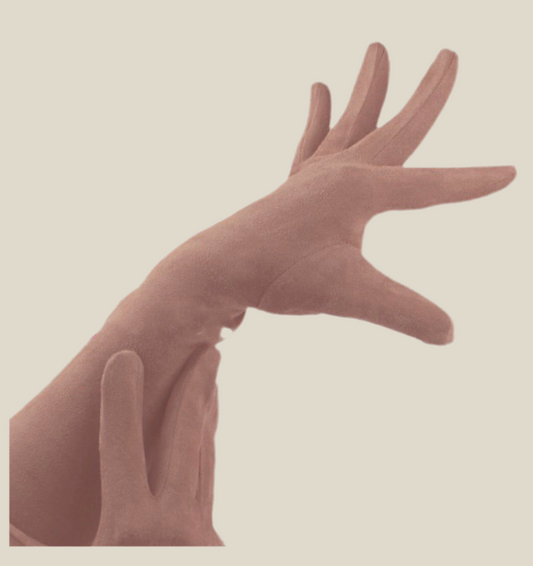 Guantes largos Nude