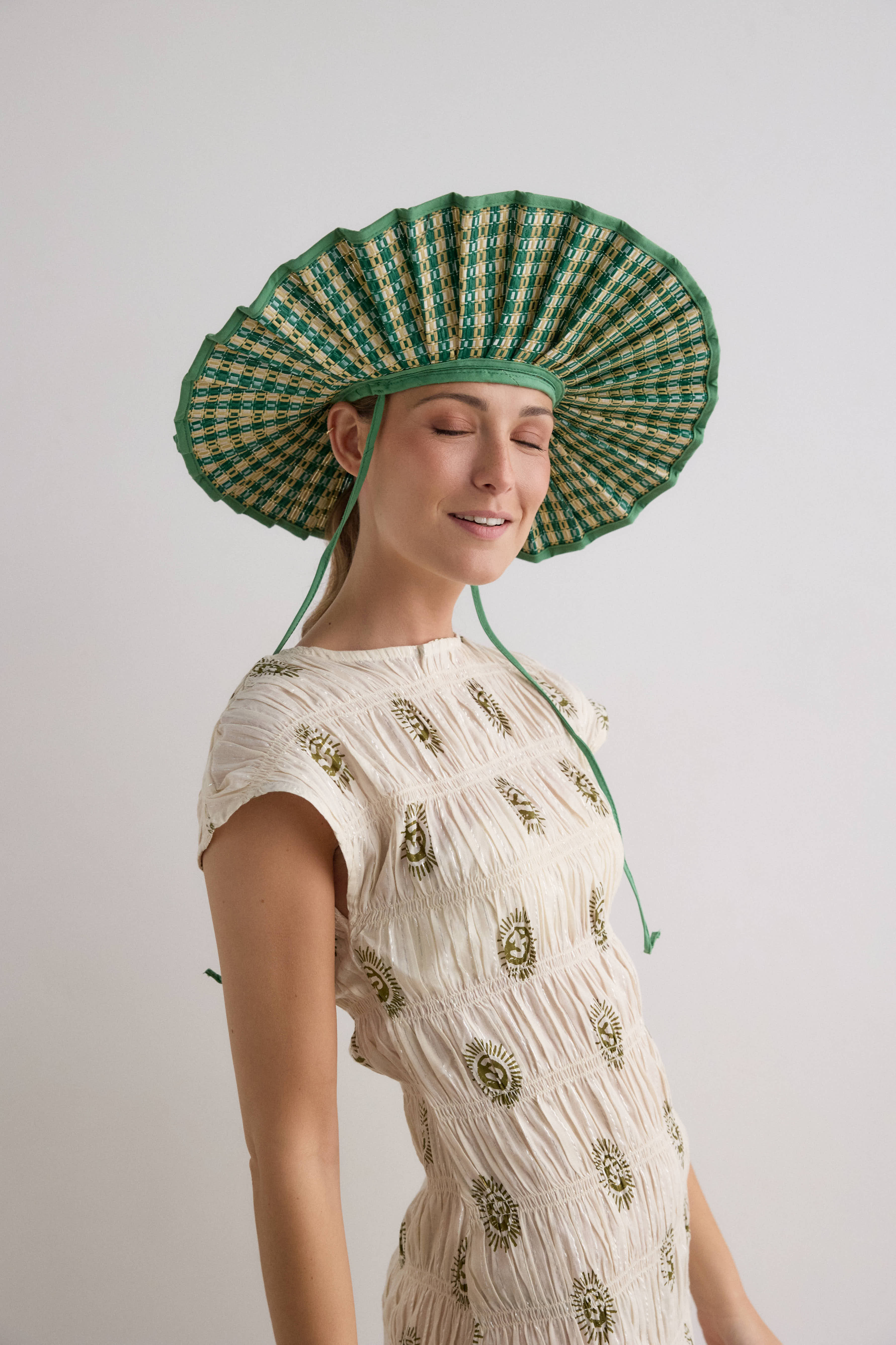 Green Umbrella Hat