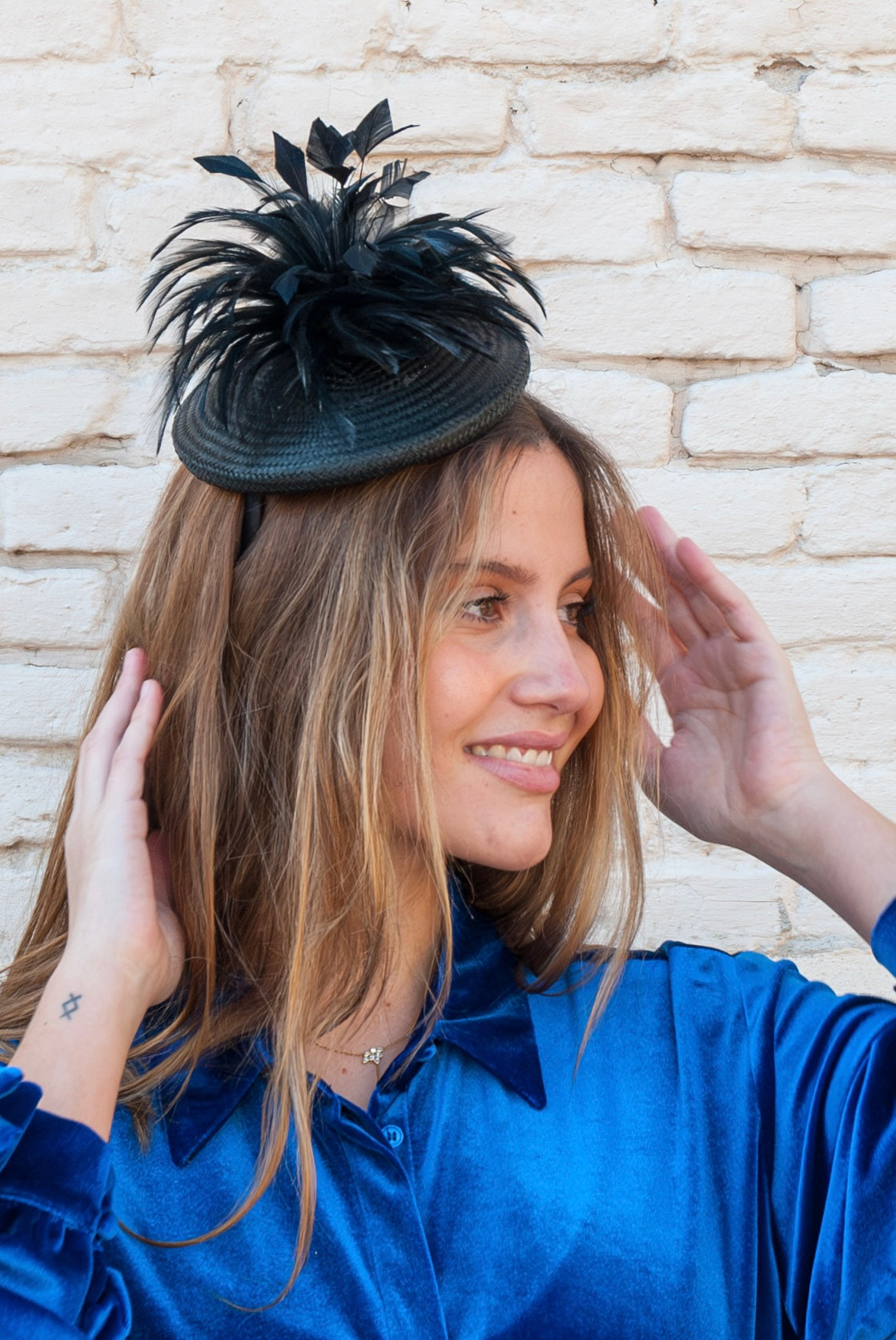 Tocado Sabille negro