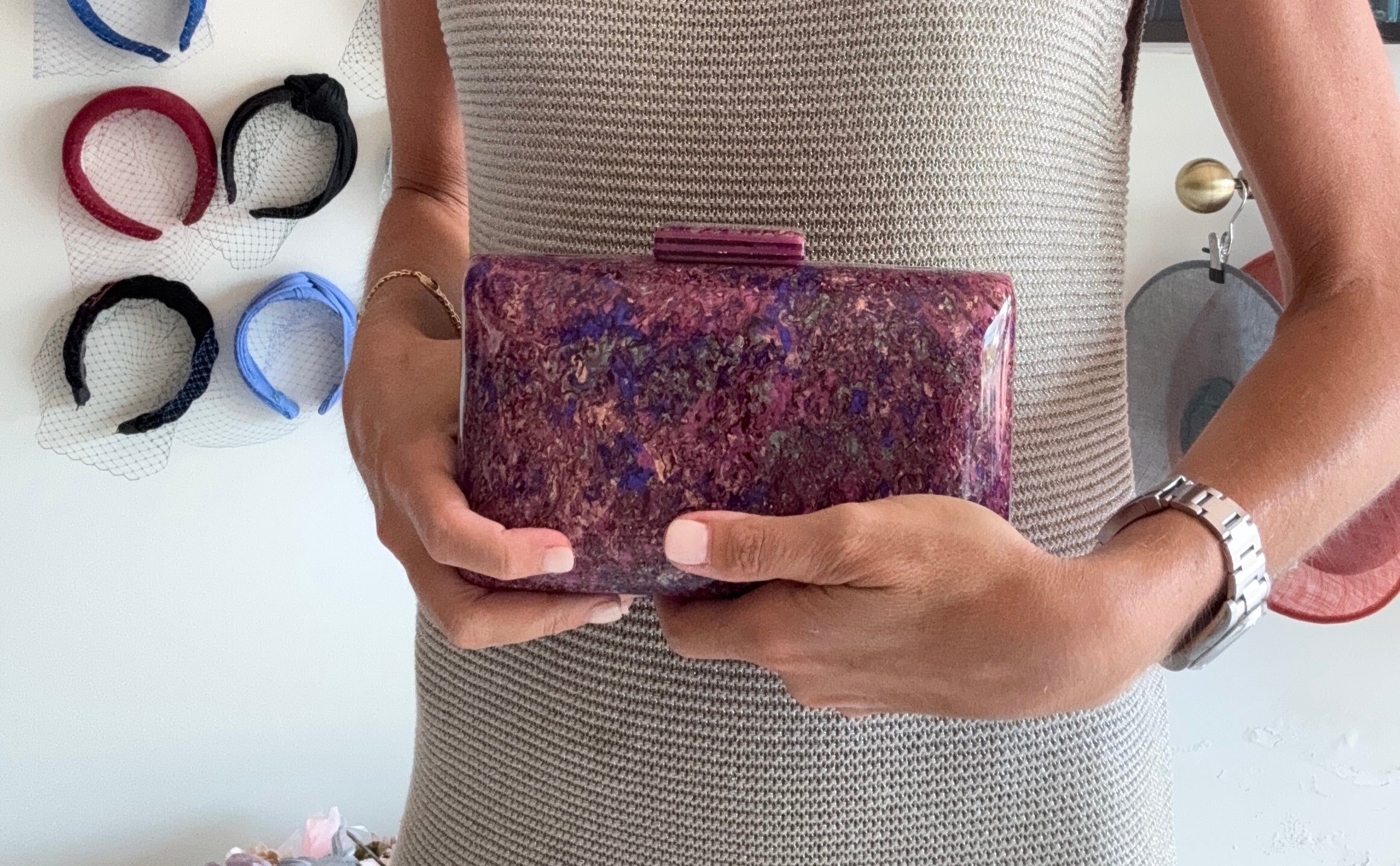 Bolso Jelly buganvilla