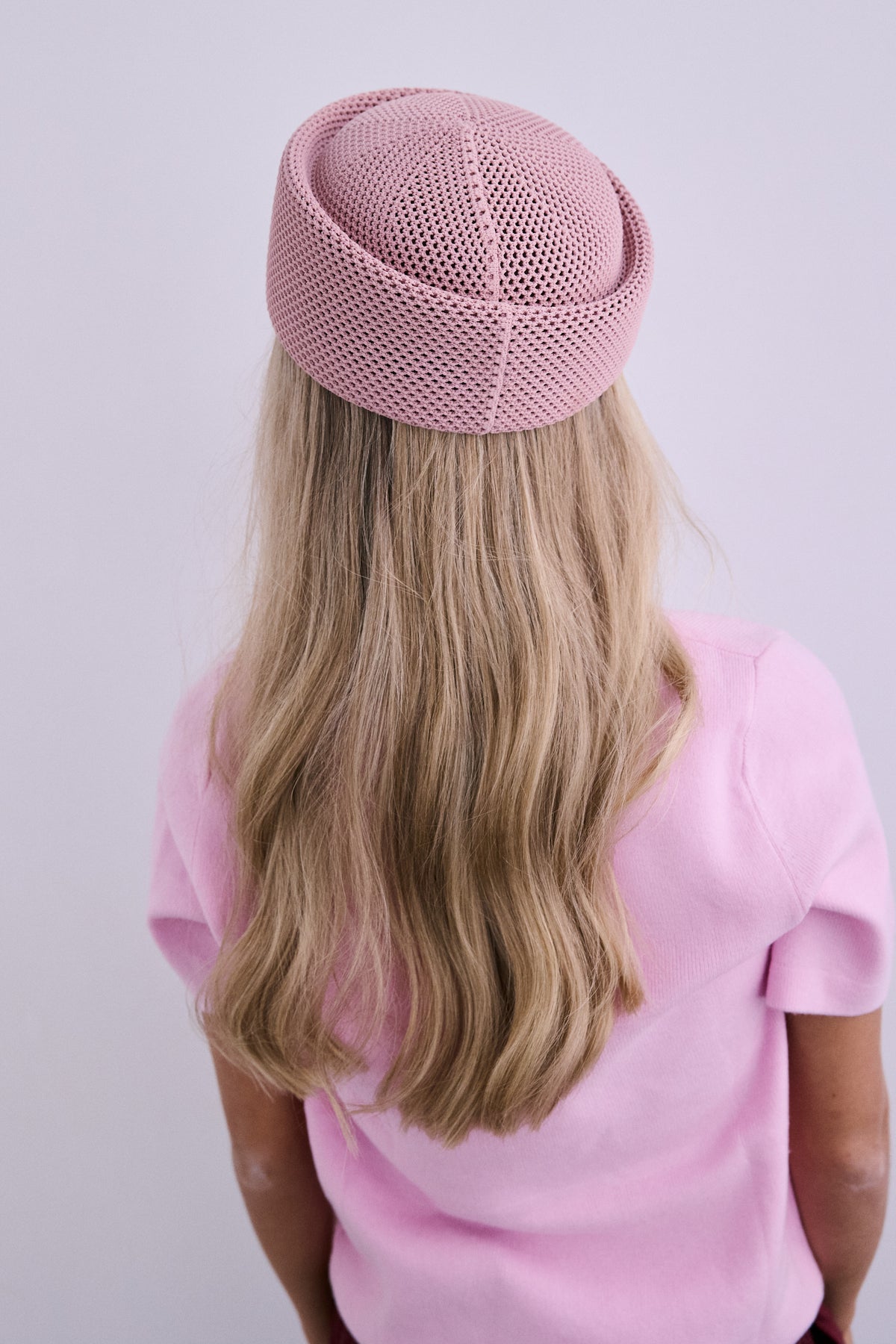 Casquete Marina rosa