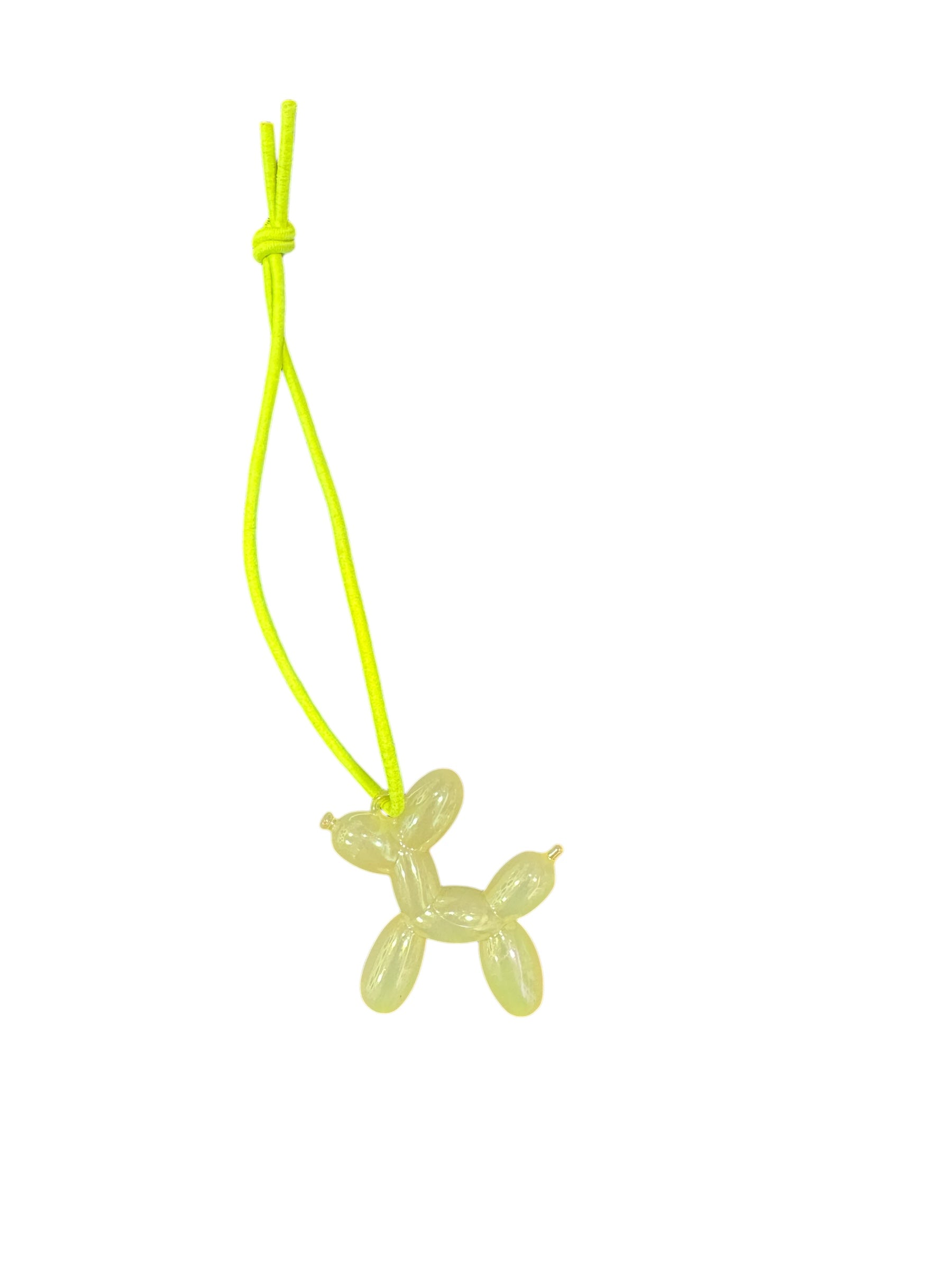 Yellow Puppy Keychain