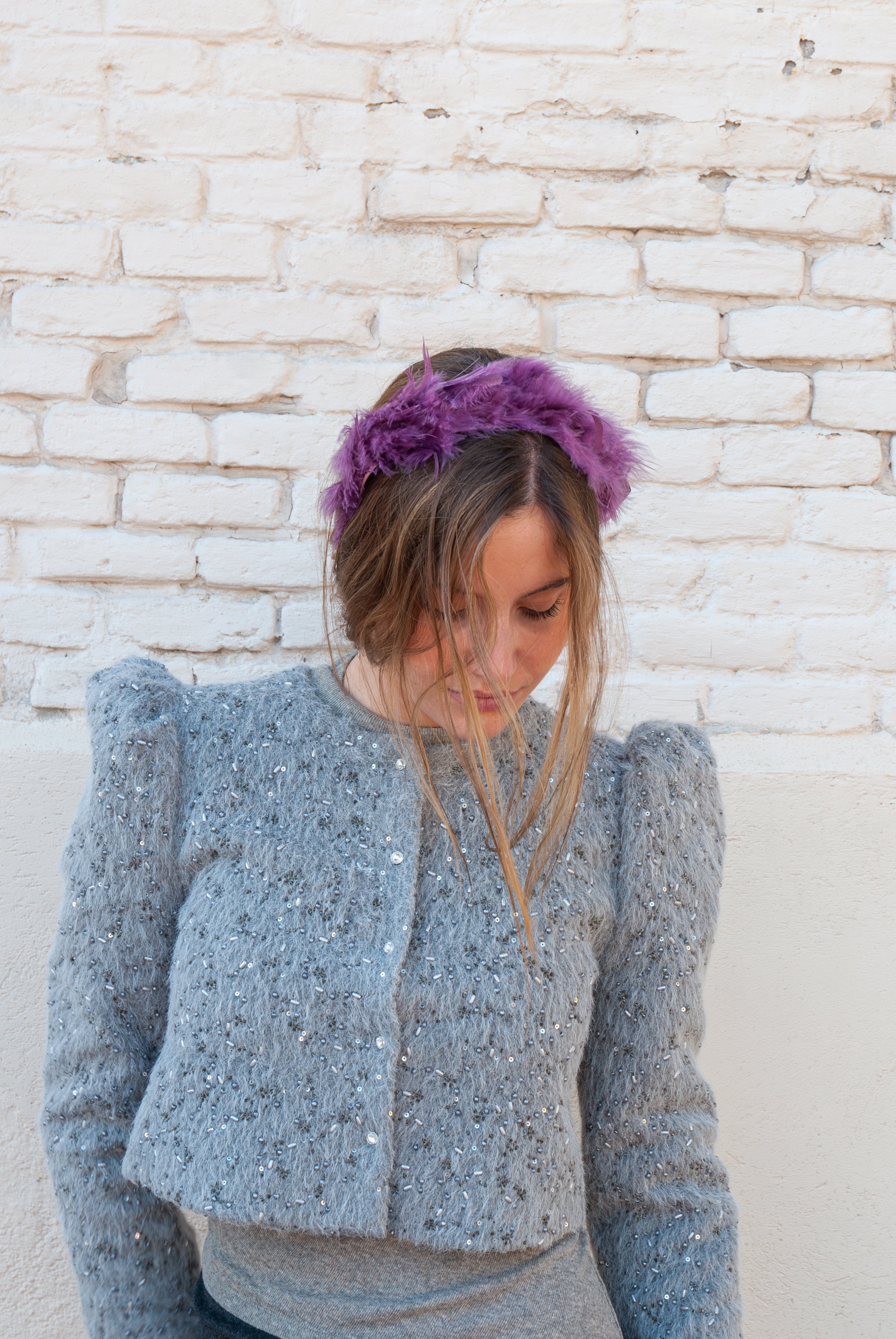 Diadema Guacamayo Malva