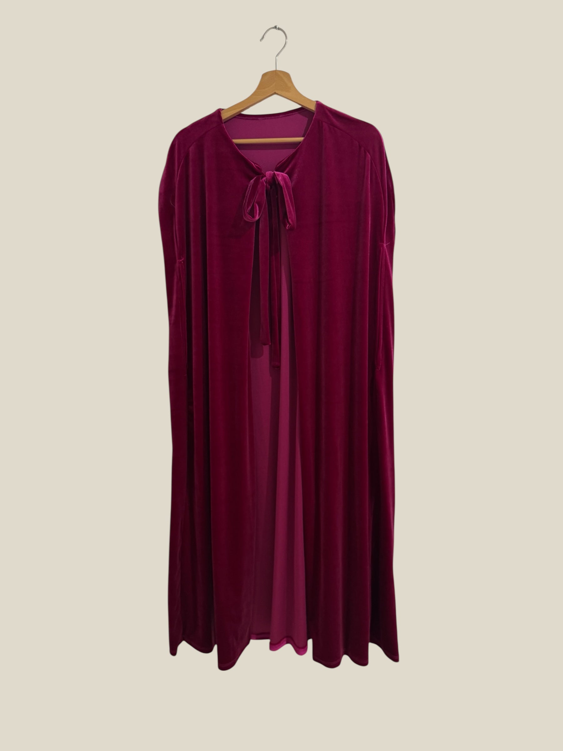 Capa de terciopelo Larga Buganvilla