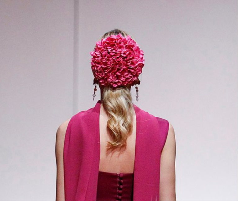 Tocado Athina buganvilla