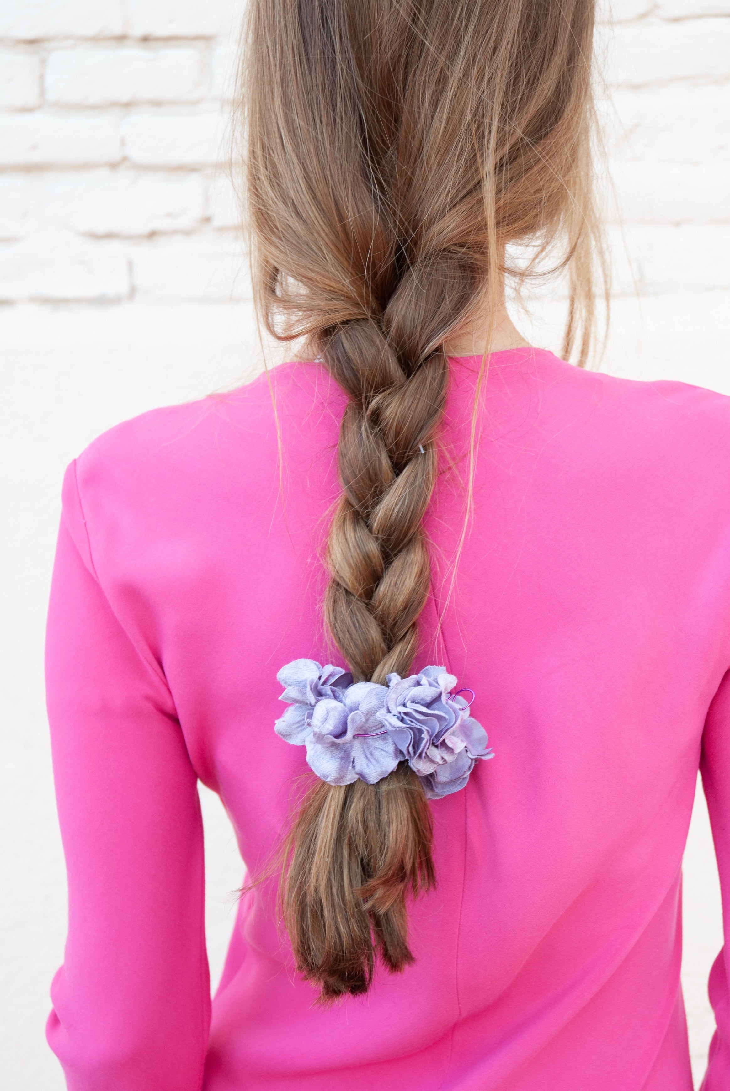 Tocado Hortensias Lila