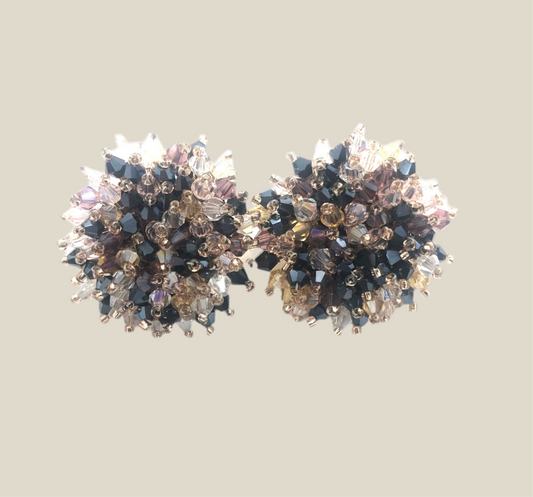 Pendientes Erizo negro