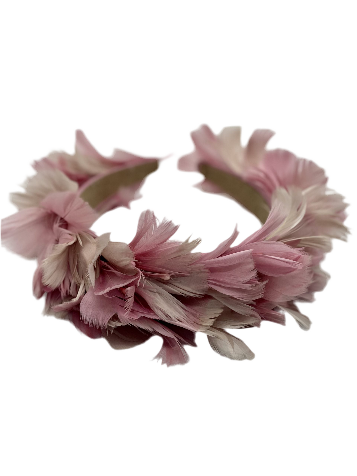 Two-pink parakeet headband