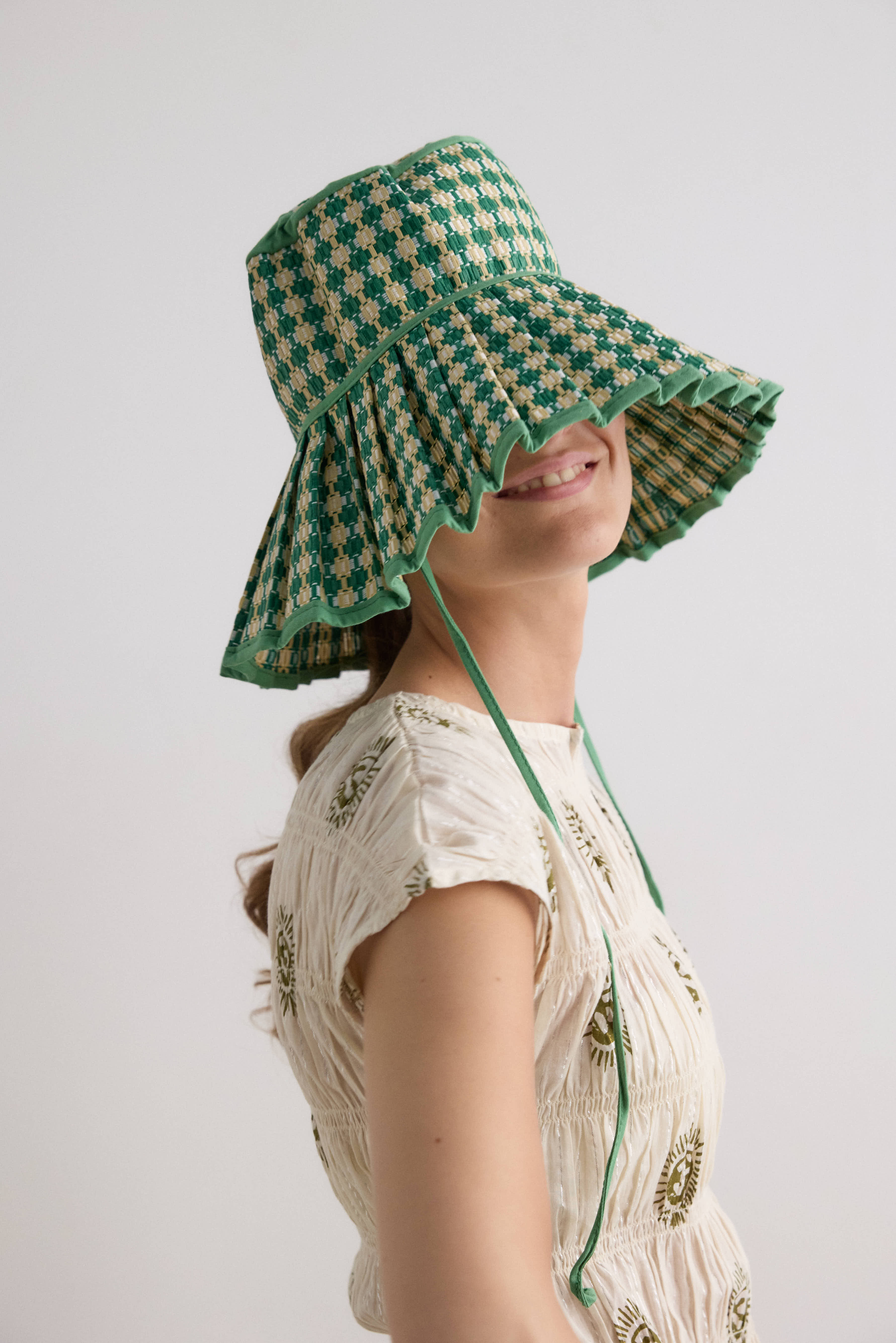 Green Umbrella Hat