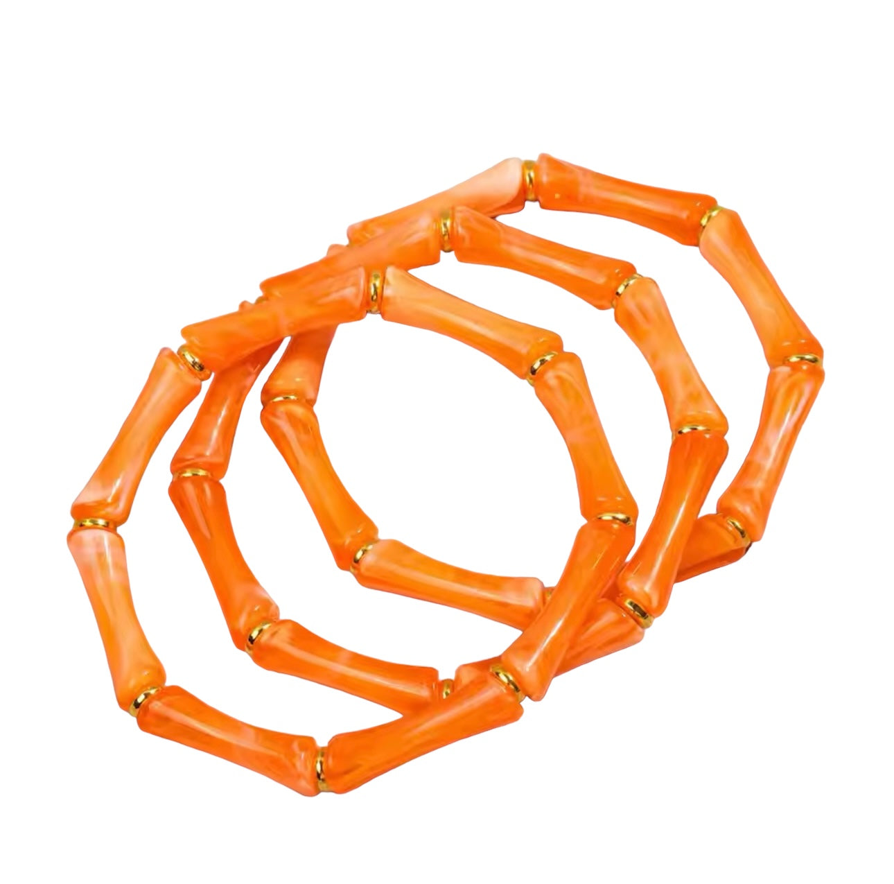 Pulsera Puzzle naranja