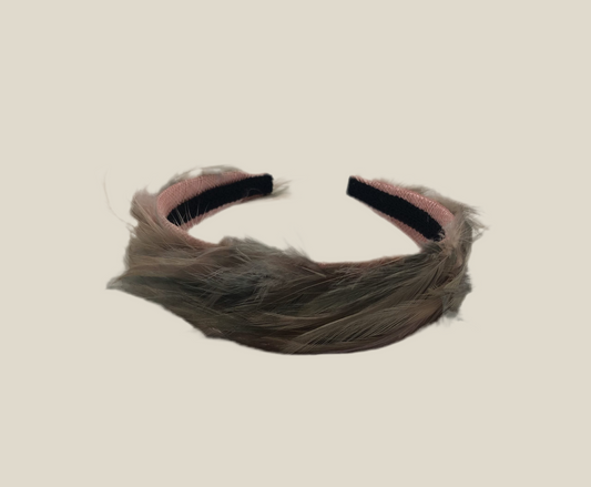 Diadema Gallo gris y verde