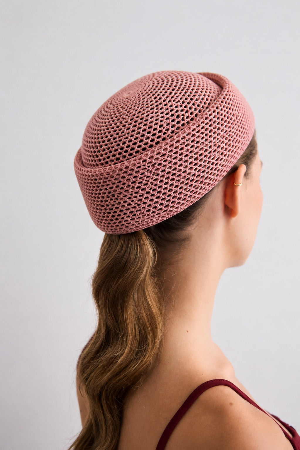 Pink Marine skullcap