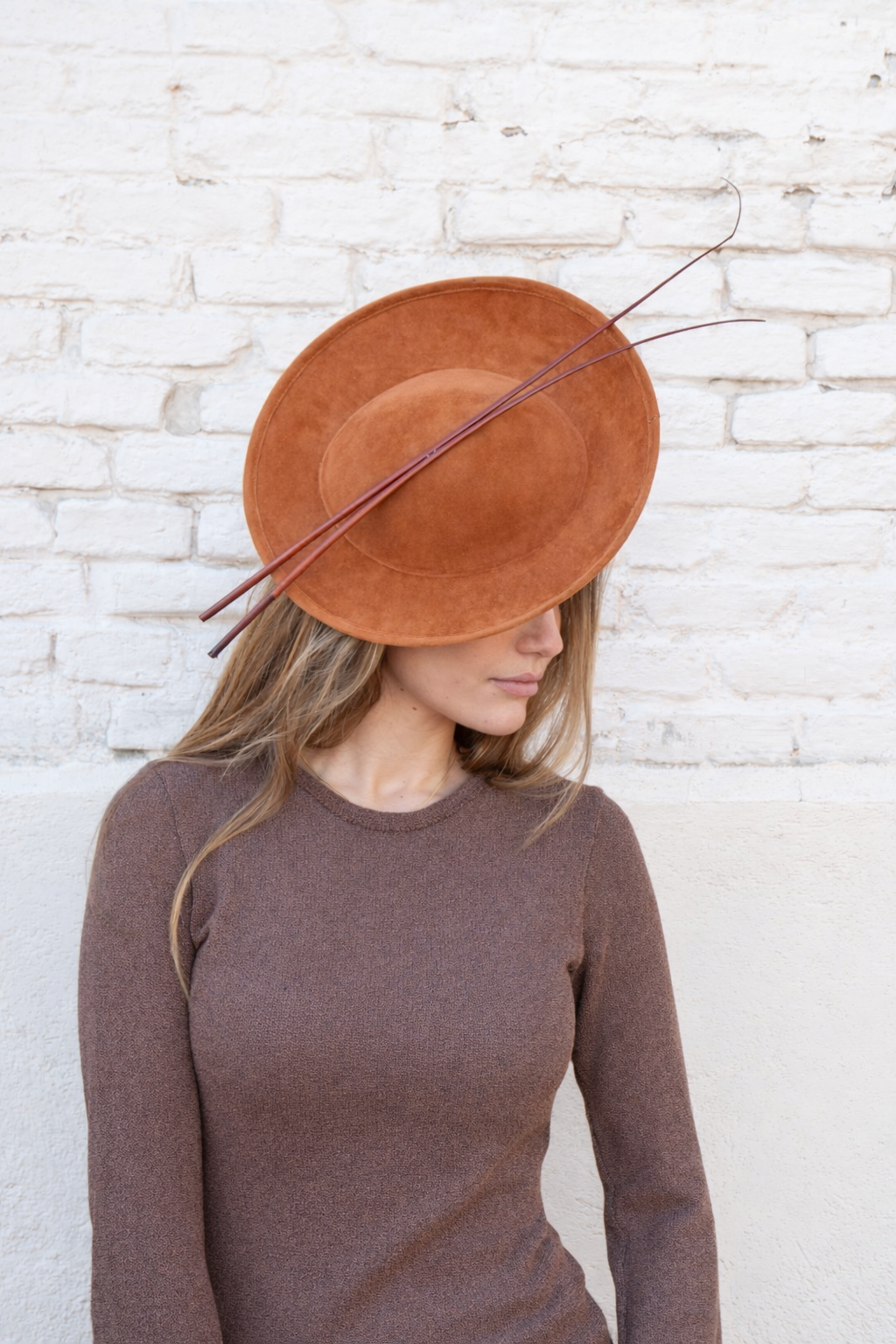 Tocado Mirra marrón