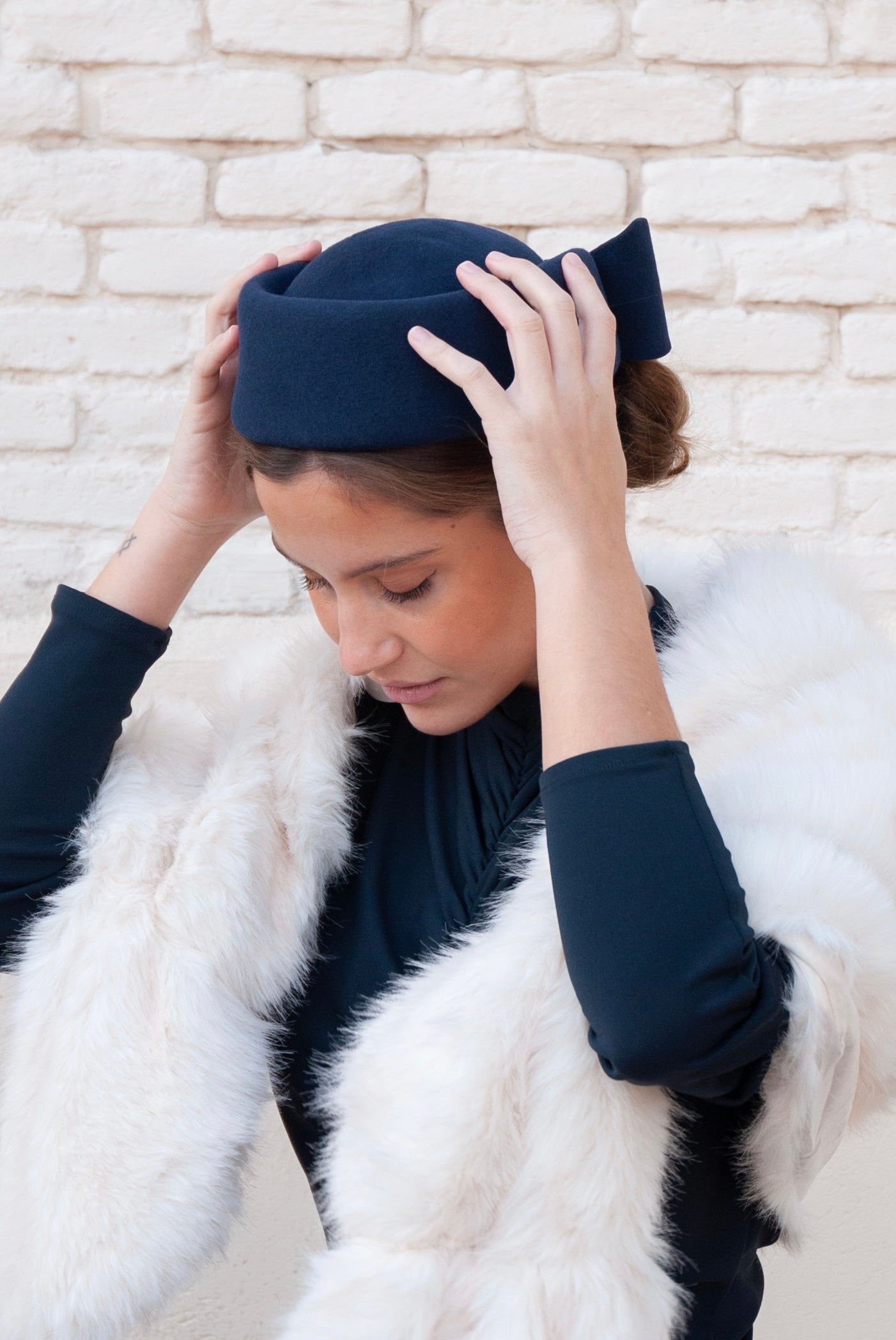 Olga Marino Pillbox Hat