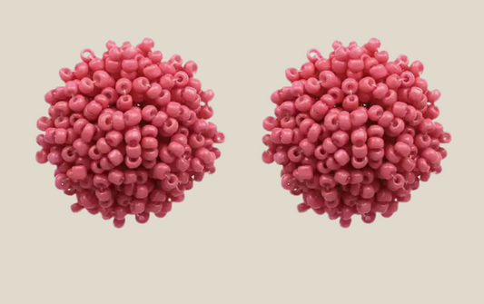 Pendientes Erizo coral