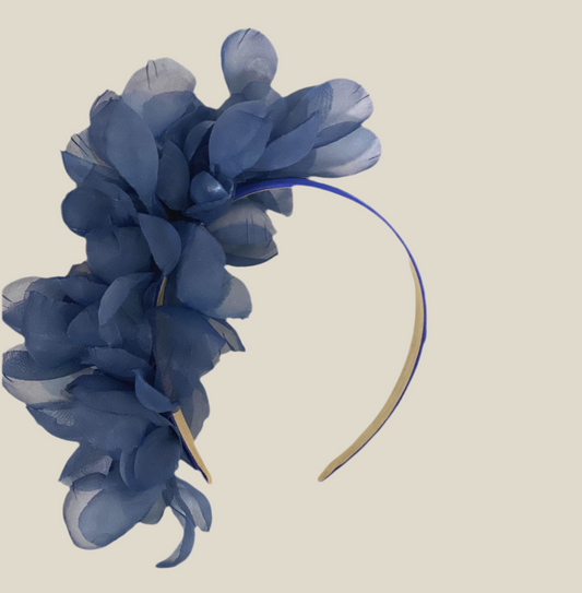 Diadema Halfpetalines azul